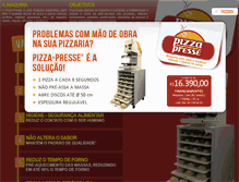 Tablet Screenshot of pizza-presse.com.br